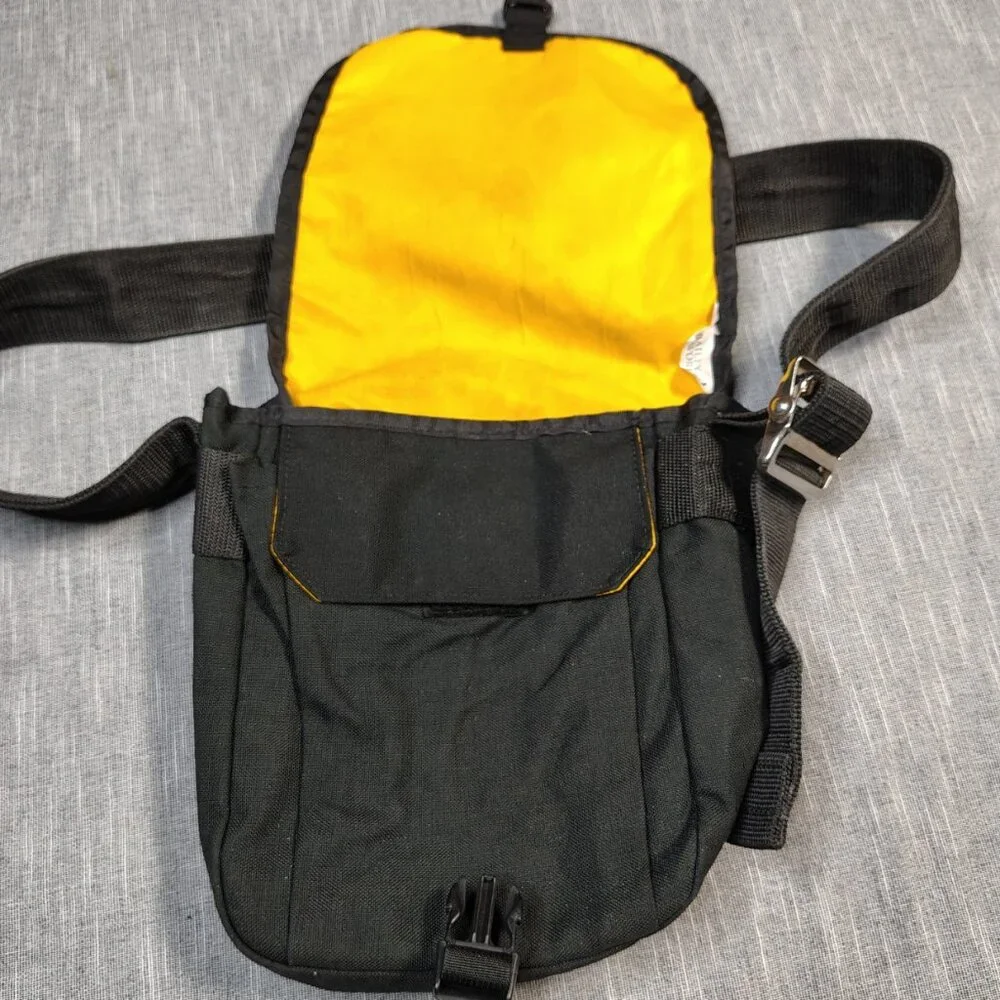 VINTAGE Bailey‎ Works Backpack Messenger Bag Crossbody Book Laptop XS USA Green